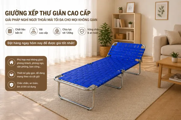 2. Giường xếp và ghế xếp có chịu lực bao nhiêu?