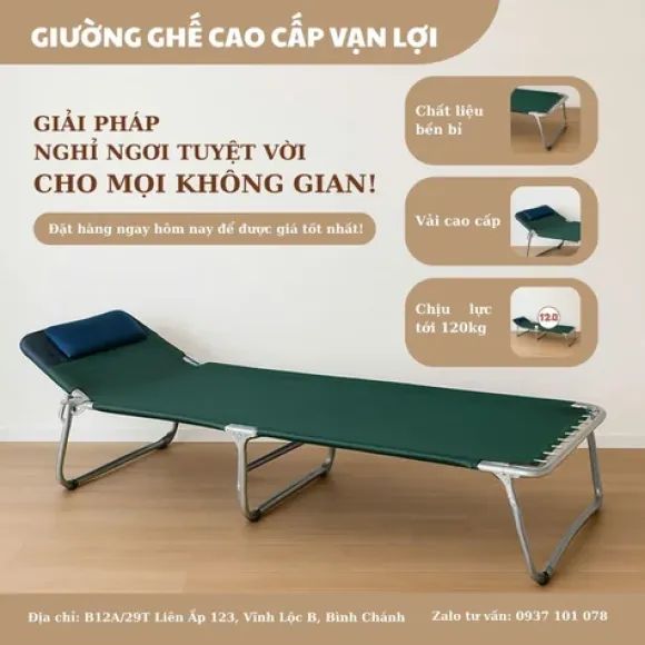 Mẹo Chọn Giường Xếp Cao Cấp Không Bị Sụt Lún Sau Thời Gian Dài